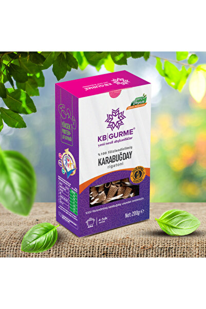 Kbgurme Glutensiz & Vegan Filizlendirilmiş Karabuğday Rigatoni Makarna 200 gr