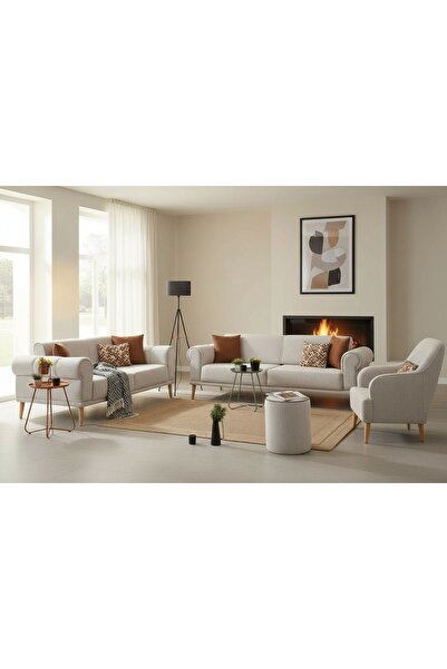 Vivense STEP KOLTUK TAKIMI, KREM