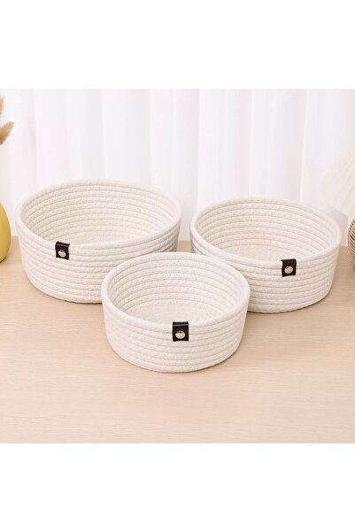 genernic 3-piece cotton basket set