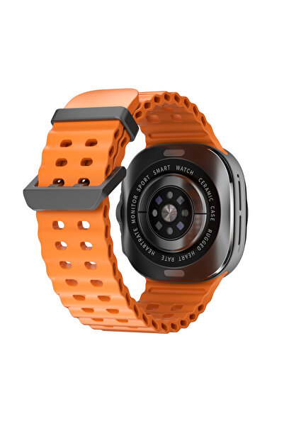 Generic For Samsung Galaxy Watch 7 Ultra GPS NFC Compass Smartwatch 466x466 AMOLED (Orange)