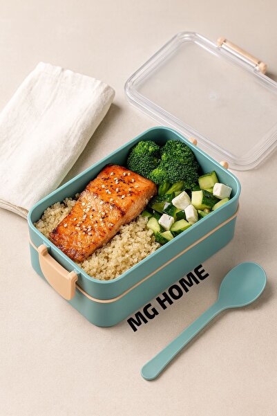 VENON Açık Mavi Fely 🍲Beslenme Kabı 900 ML Saklama Kutusu Beslenme Kutusu Ok...