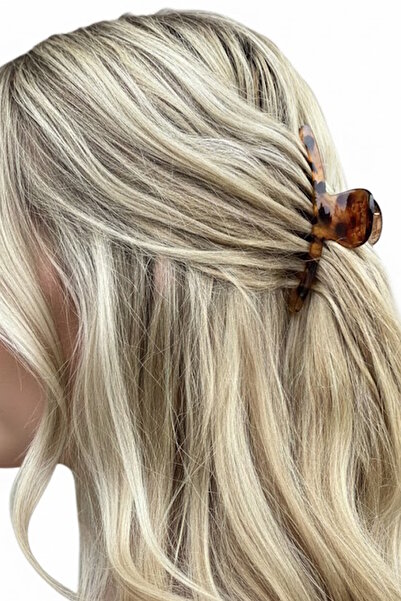 CAŞ DEKORASYON Коричнева пряжка з леопардовим візерунком