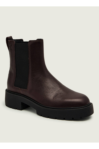 Calvin Klein Dark Brown Women's Boots Yw0Yw02072Bap