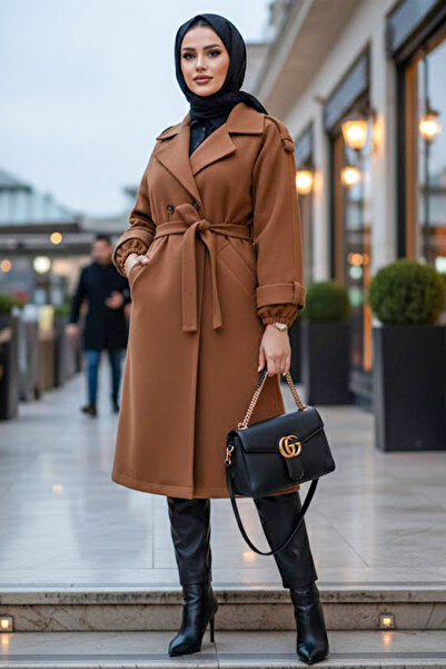 N.S NEVA STYLE معطف تابا كاشي بحزام 61102TB