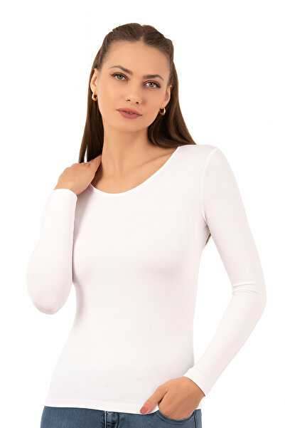 ÖZKAN underwear Özkan 7124 Γυναικεία Premium Μαλακό Άνετο Ύφασμα Viscose Crew...