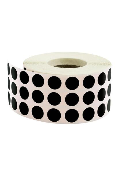 Tanex Nokta Etiketi 10 MM Siyah 5000 Li Tekli Kutu