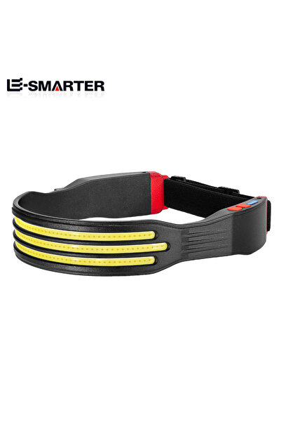 Choice W695-3-3Xwhite ESMATER مصباح أمامي قابل لإعادة الشحن عبر USB ومصباح يد...