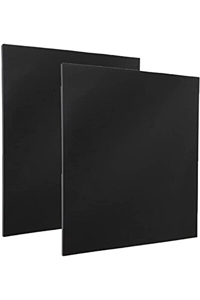 Slasa لوح بلاستيكي مرن من مادة ABS باللون الأسود، قطعة واحدة - 15.75×11.81 بو...