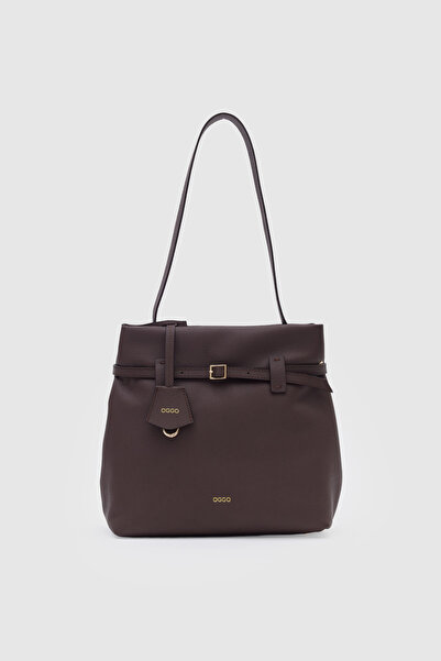OGGO حقيبة كتف من الجلد الطبيعي من سويفيا