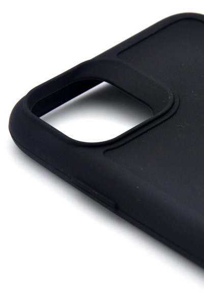 NOVKA Phone Accessories iPhone 11 Compatible Solid Color Flexible Soft Silicone Case Rubber Black