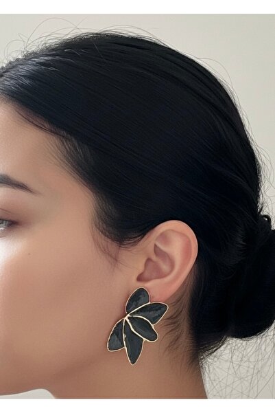 MODAMİRA AKSESUAR أقراط زارا موديل يابريك |   اللون أسود |   (الطول: 4 سم - ا...