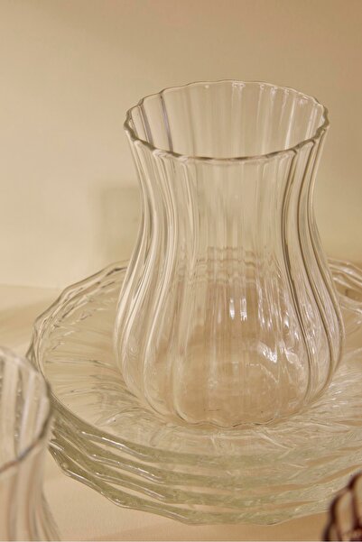 Perotti Harmancık 12 Piece Glass Tea Set 170 ml