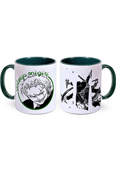 Kupabaskıcısı One Piece Zoro Kupa Bardak – Anime Tasarım – Çift Taraflı Baskı
