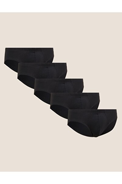 Marks & Spencer Saf Pamuklu 5'li Cool & Fresh:trade_mark: Slip Külot Seti