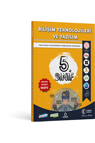 Genel Markalar Sıfırbir Yayınları Bilişim Teknolojileri Ve Yazılım 5.sınıf güncel baskı