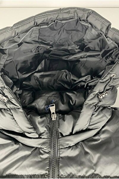 YusGos Men's Waterproof Hooded High Quality Inflatable Padded Vest with Zipper Pockets