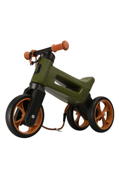 Funny Wheels Rider Bicicletă de echilibru SuperSport 2 în 1, kaki