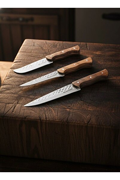 Masterchef DÖVME 3'LÜ SET AHŞAP SAPLI (MC01DVM)