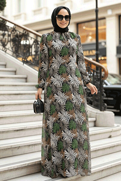 Neva Style Зелена сукня з квітковим візерунком 279076Y