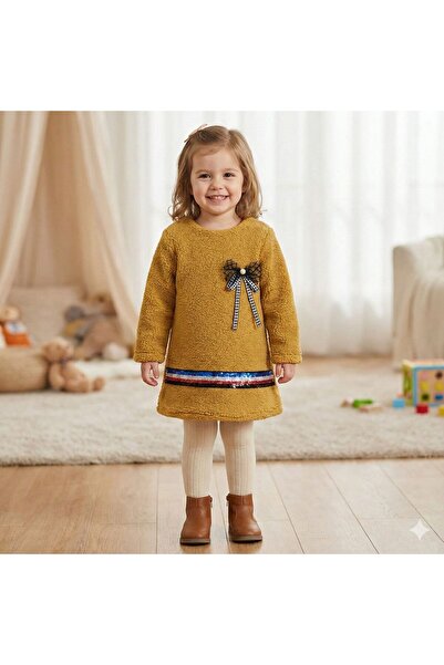 mj kids kuzu kadife elbise içi wolsoftlı