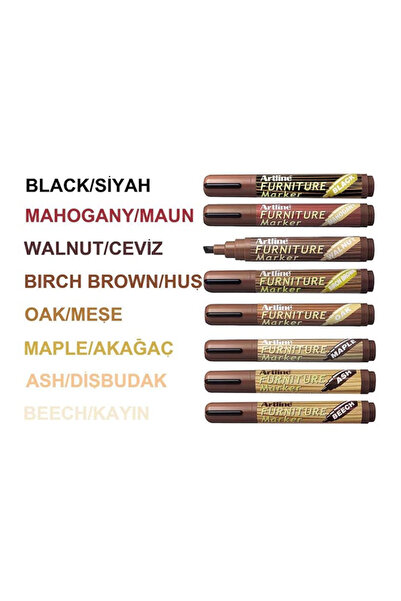 Badem10 Walnut Color Scratch Remover Crack Filler Furniture Touch up Pen Wood Table Parquet Cabinet Pen