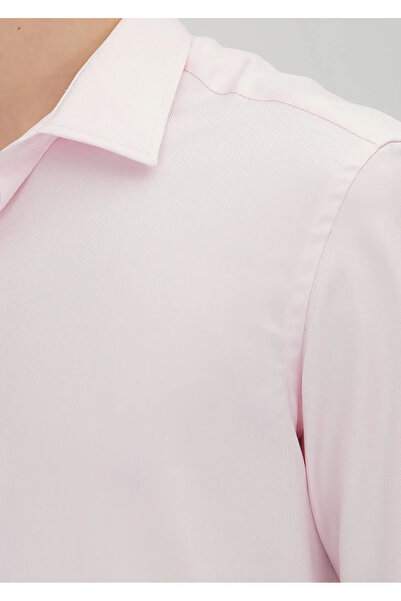 Ramsey Light Pink Regular Fit Woven Classic 100% Cotton Shirt