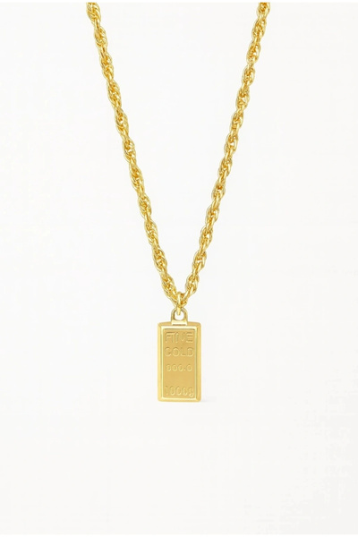 naaksesuar Külçe Gramlık 60cm Zincirli VIP Kaplama Kolye