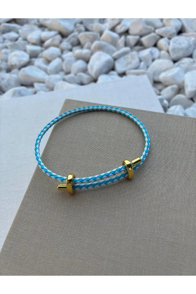 naaksesuar سوار من الحبل قابل للتعديل موديل أزرق