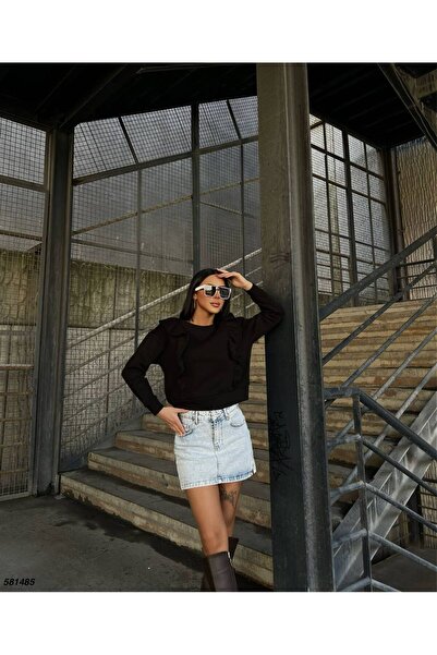 Modafeminen Üc İplik Sweat 581485 Black