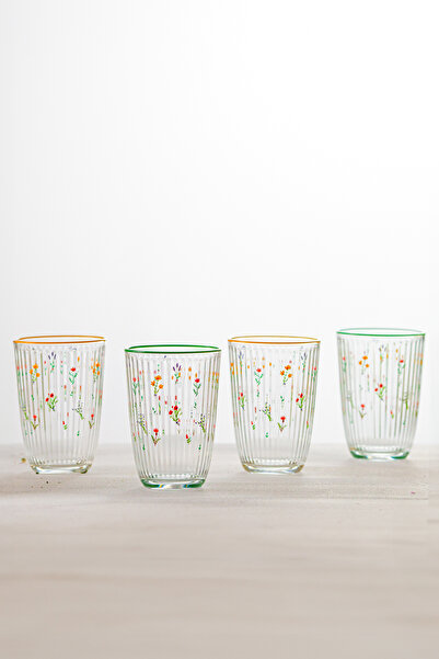 Rakle Botanical 4'lü Meşrubat Bardağı Seti 395 cc