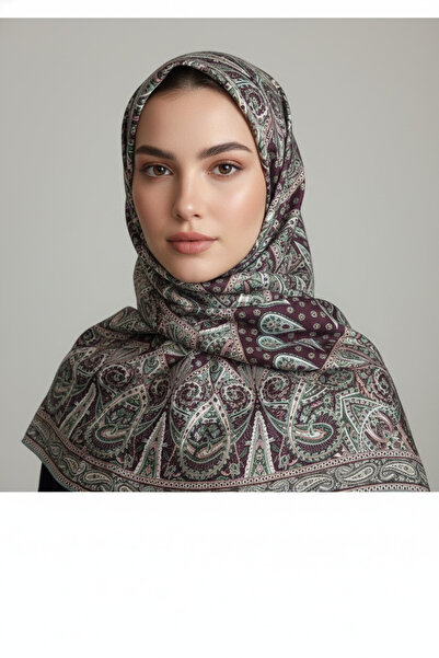 LadyCoco ليدي كوكو طباعة رقمية نمط وشاح رويان 1 لون 1