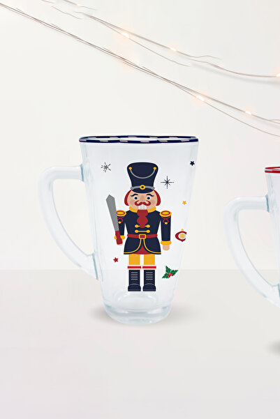 Rakle Nutcracker Set of 2 Mugs Blue-Red 400 Cc