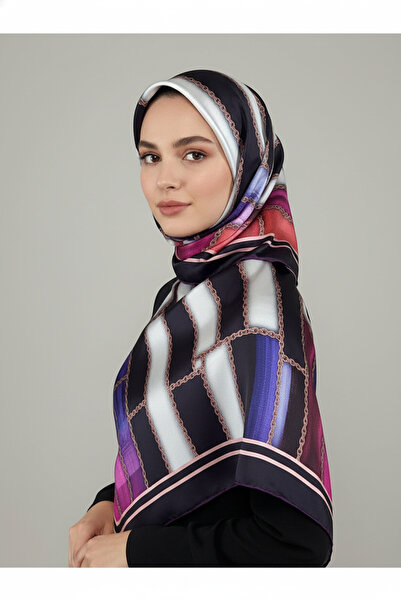 İpekal نمط وشاح ناعم منقوش بسلسلة حلقية 1 لون 5