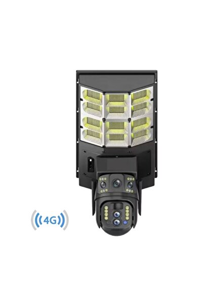 OEM Solar Lamp with SIM Surveillance Camera, V380 Mobile App, Built-in Microphone + Speaker