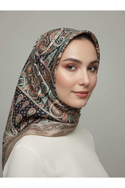 LadyCoco ليدي كوكو طباعة رقمية نمط وشاح رويان 1 لون 5