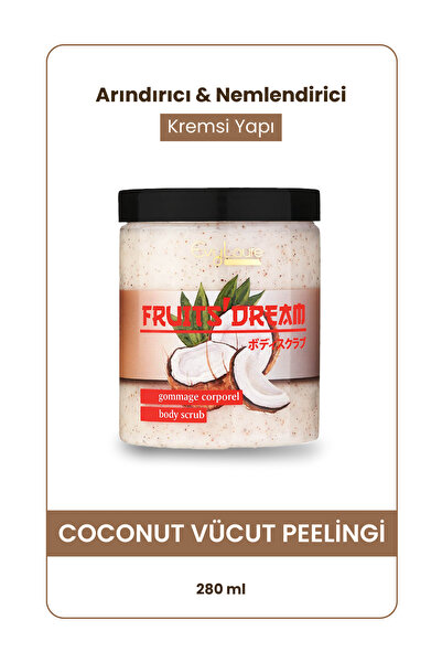 EvyLaure Hindistan Cevizi Peeling | İnce Tanecikli, Nemlendirici, Batık Karşı...