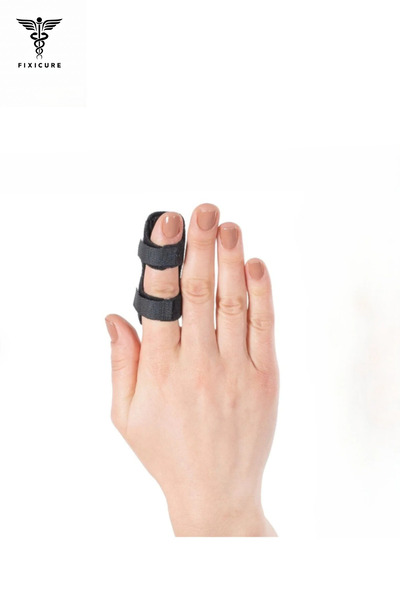 FixiCure Orta Parmak Ateli Standart Parmak Kırıkları Parmak Incinme Ateli Yüksek Kalite Ayarlanabilir