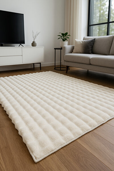 KEVLİNE Bubble Salon Mutfak Çocuk Odası Yolluk Kaymaz Taban Halı