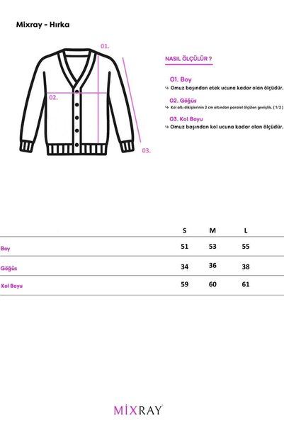 Mixray 6931 Women's Buttoned Corded Fabric Knitwear Cardigan Plum
