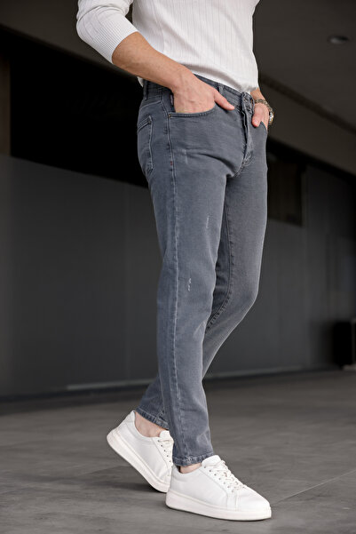 Ser Joven Ανδρικό παντελόνι Smoked εφαρμοστό Laser ελαστικό ύφασμα Jean