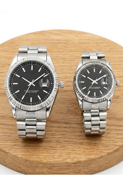 Leerybee Modern Hex Clock Set with Calendar