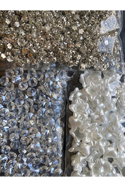 ramkovska خرز لؤلؤ حجر كريم مختلط في علبة دائرية لنشاط المدرسة اليمنية 60 جرام