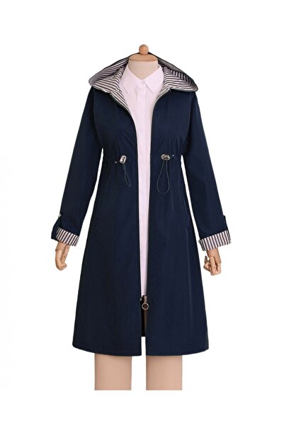 HİJABAYA Καμπαρντίνα με καπιτονέ με κουκούλα, κουμπωμένη στη μέση