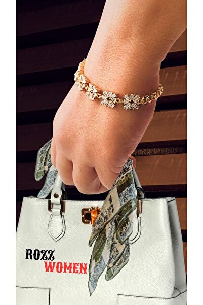 gülen dm سوار روز ذهبي مزين بحجر الزركون