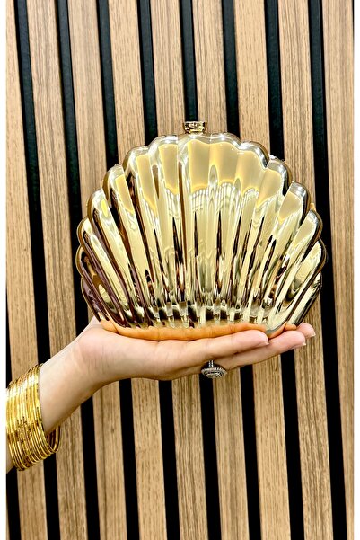 çantamgelsin Geantă de seară cu inimă de cristal alb perlat pentru femei