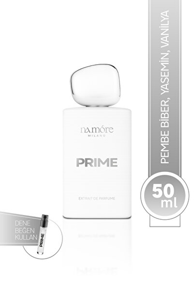 NA MORE Milano PRIME Extrait Parfüm | Unisex | Yüksek Esans %33 | Kalıcı – Pembe Biber Yasemin Vanilya | 50 ml