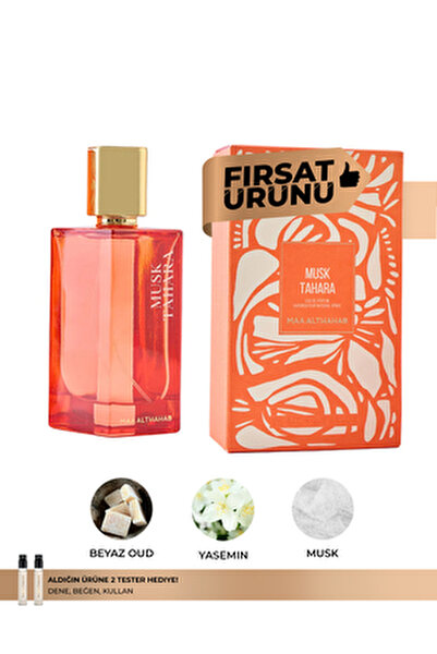 Maa Althahab Musk Tahara EDP 75 ML Unisex Parfüm, Çiçeksi ve Temiz Misk Notaları