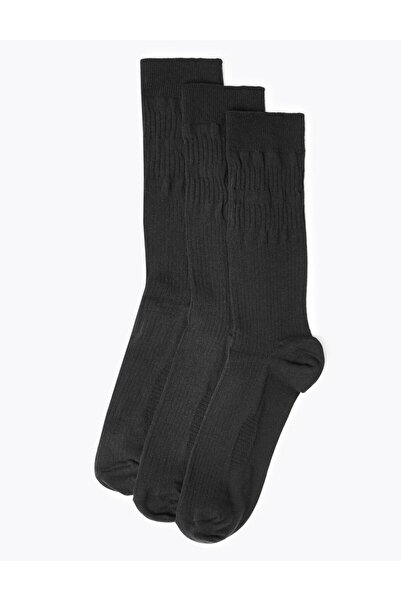 Marks & Spencer 3'lü Yumuşak Dokulu Çorap Seti