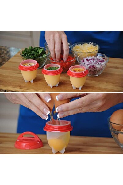 fulina 6 Pcs Egg Cooker and Steamer, Prepare Hard Boiled Eggs without the Shell