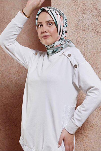 Alvina ALVİNA 8425 Модель Шарф - Смугастий візерунок